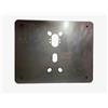 CLACK SECURITY Piastra Inox Toppa 2 mm Sicurezza per Basculante/Garage - Piastra Interna di...