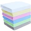Mavantara Lenzuolo con angoli elasticizzati in spugna per lettino da 60 x 120 cm, 70 x 140 cm, 80 x 160 cm, peso elevato, 180 g/m² (70 x 140 cm, giallo)