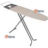 Rayen Gama Premium - Tavolo Con Stiro Supporto E Cremagliera Grigio Beige Ferro