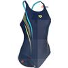 Arena Costume Da Bagno Donna Arena V-Back Grafico Per Nuoto In Piscina O Mare - Togs