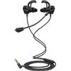 Cuffie Gaming Cablate per stile In-Ear Gamma 20Hz-20kHz 16 Ohm per PC e Console
