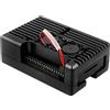 Per RASPBERRY Pi 4 Case Materiale Alluminio Doppia Ventola Raffreddamento 9,2 pe