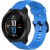 Cinturino in silicone monocromatico per Garmin Forerunner945 / fenix5 Plus / App