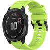 Per Garmin Fenix 6 Pro GPS Cinturino in silicone con struttura orizzontale da 22