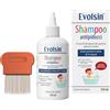 Evolsin Shampoo pidocchi con pettine pidocchi e lendini per adulti e bambini...