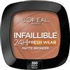 L'Oreal Paris L'Oréal Paris Terra Abbronzante Infaillible 24h Fresh Wear Bronzer, Finish Le...