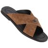 Prada Suede Crisscross Slide F0005 2X3146 103 130964241 [U]