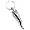Ten Portachiavi Cornetto Portafortuna in Acciaio cod.EL7599 cm 10,4x3,2x2h by...