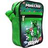MINECRAFT Borsello Bambino Marsupio Tracolla Ragazzo Spalla Regolabile Viaggi...