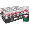 becks Birra Lattina, Cassa, Pacco Da 24 X 44 Cl
