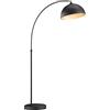 Fischer & Honsel Lampada a stelo con 1 lampadina E27 max. 40,0 Watt, colore nero sabbia