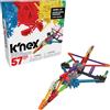 Basic Fun Set da costruzione Imagine Jumbo Jet, K'NEX, Basic Fun, 17022, 57 pezzi, aeropla