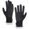 LERWAY Guanti invernali caldi con touch screen neri per uomini e donne antisc...