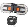 Staccabile Bicicletta Freccia Luce Ricaricabile USB Luminoso LED Sicurezza Set