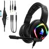 EMPIRE GAMING Cuffie Gamer Dark Rainbow GHD10 Compatibile con Console di gi...
