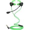 Auricolari Gaming Cablati 10mm Driver Microfono Omnidirezionale per Console PC