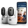 Arlo Essential 3 Indoor 360º HD PanTiltZoom, Telecamera per Cani/Bambini, Sir...