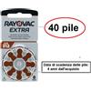 Rayovac 40 pile batterie RAYOVAC Extra 312 per apparecchi acustici