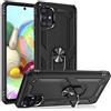NALIA Custodia Robusta per Samsung Galaxy A71 Anello 360° & Compatibile Supp...