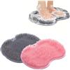 KEWUF 2 Pezzi Tappetino per Piedi Scrubber, Pad Massaggio Doccia, Poggiapiedi Docci...