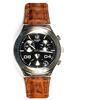 Swatch Orologio SWATCH IRONY CHRONO BLUSTERY BLACK YCS564C Acciaio Pelle Cronografo