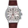 Swatch Orologio SWATCH IRONY CHRONO DESTINATION ROMA RESTYLED YVS431 Acciaio Pelle