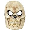 Boland Ciao 72212 - Maschera da Viso con Teschio e Pino, Colore: Bianco