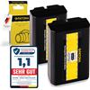 PATONA 2X ENEL1 Batteria 650mAh - Ricambio per Nikon ENEL1 / Konica Minolta N...
