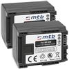 mtb more energy 2 X batteria BP 808 per Legria FS22, FS36, FS37, FS46, FS200, FS305...