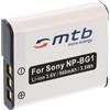 mtb more energy Batteria NPBG1, NPFG1 compatibile con Sony Cybershot HDRGW55, DSCH3, H7, H9, ...