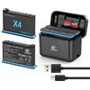 melasta per Insta360 X4 Batteria al Litio Ricaricabile, 3,85V 2500mAh Batteri...