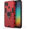 Max Power Digital Cover per Xiaomi Redmi 9C con Anello, Custodia Supporto Mag...