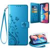 Coiwxmoi Cover per Samsung Galaxy A20E + 1 Vetro Temperato, Retro Design Prem...