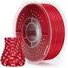 ELEGOO Filamento Seta PLA 1,75 mm Rosso Vero 1KG Silk PLA Filamento per