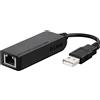 D-Link scheda di rete DUB-E100 adattatore Ethernet 100 Mbit/s USB Nero