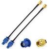 GPS Antenna Adattatore Fakra C a SMA Cavo Piggear Plug RG174 15Cm per Auto Modul