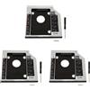 No 3X Vassoio Portadocumenti con Disco Rigido da 9,5 mm Universale 2 Porte HD2301