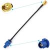 GPS Antenna Adattatore Fakra C a SMA Cavo Piggear Plug RG174 15Cm per Auto Modul
