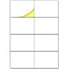 Does not apply 70 X 36 Mm, 25 Fogli, A4 Etichette Adesive Bianche - 24 Etichette per Foglio