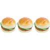 No 3 Pz Realistico Hamburger Simulazione Realistica Finta Hamburger Panificio 9527