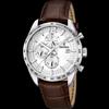 Festina Orologio FESTINA TIMELESS CHRONOGRAPH F16760/1 Acciaio Pelle Marrone Uomo Nuovo
