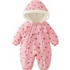 WYTbaby Tuta da neve per neonato con cappuccio, tutina invernale calda per ba...