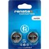 Renata CR2450N 3V Batteria Pila a Bottone al Litio 2-Pack Svizzera DL2450 BR2450