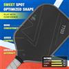 USAPA Approved T700 Raw Carbon Fiber Pickleball Paddle Spin superficie