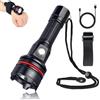 LetonPower 14S Torcia Subacquea 2000 Lumen 6 Modalità, Super Luminosa, Ricar...