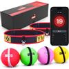 Does not apply Ultimate Set Reflex Ball - 4 React Ball plus 2 Fasce Regolabili, Ideale per Timi