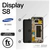 SAMSUNG DISPLAY S8 G950 ORIGINALE SERVICE GOLD TOUCH SCREEN SCHERMO