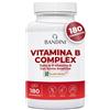 Bandini® Vitamina B Complex Alto Dosaggio - 180 Compresse vegane (6 Mesi) - | Co