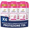 Dove Deodorante Roll On Advanced Care Dragon Fruit & Coconut Cream, Deodorante 4