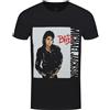 Rockoff Trade Michael Jackson Bad T-Shirt Uomo L Nero (Black Black)